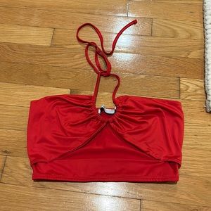 Red Crop Top